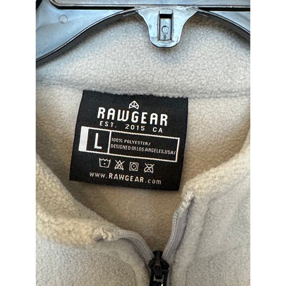 New ~ RAWGEAR ~ For The People Grey Fleece in bag ~ SZ L - Picture 6 of 9